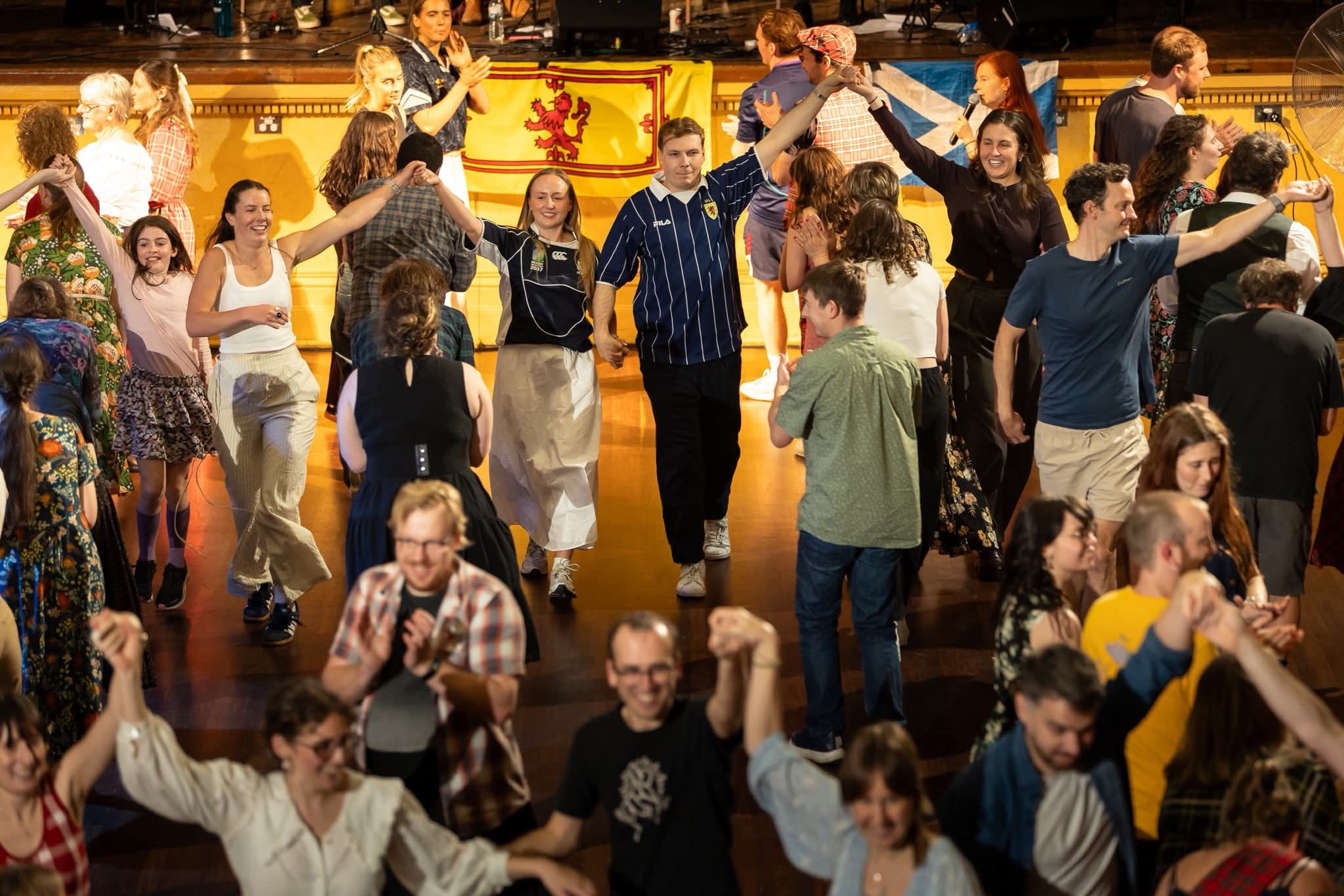 A ceilidh at Collingwood Town Hall
